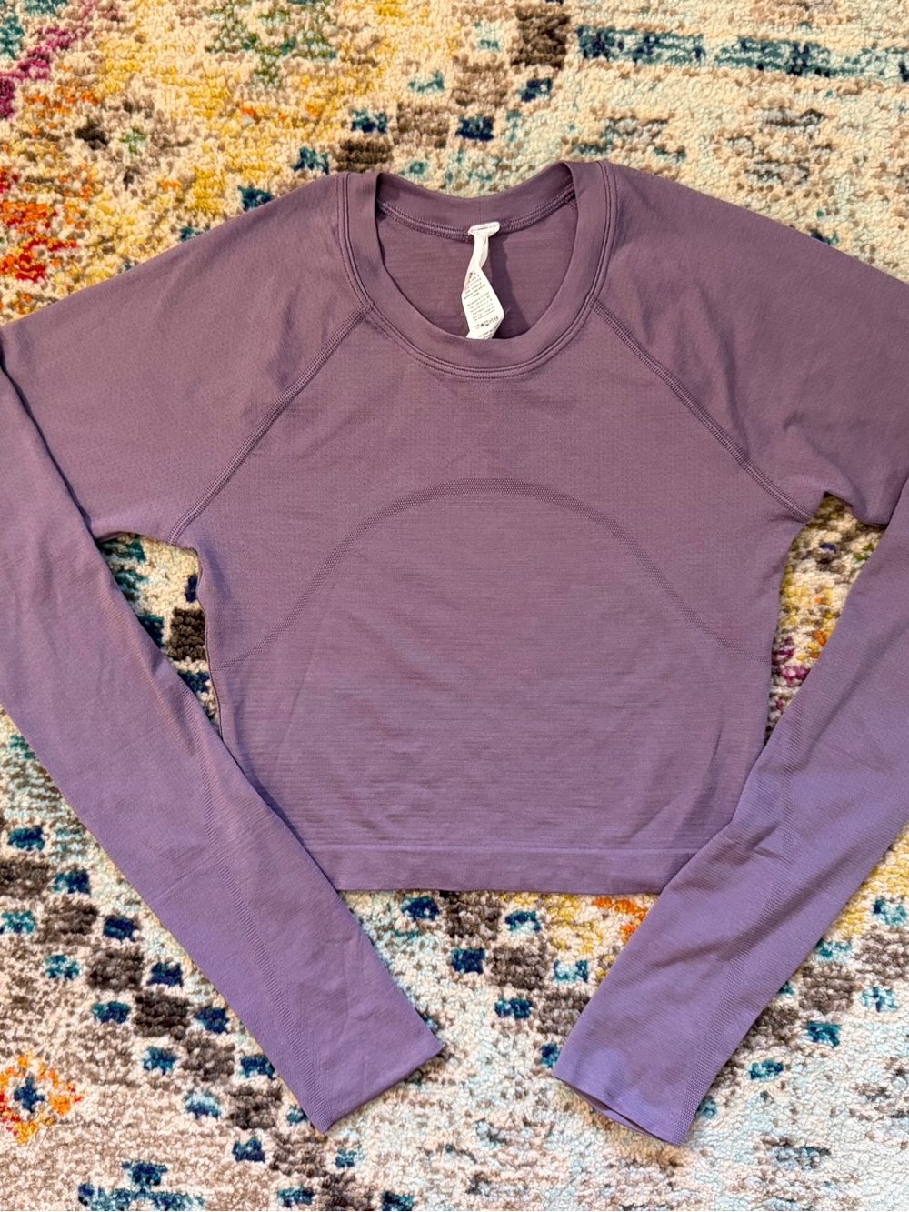 Lululemon swiftly tech cropped long sleeve